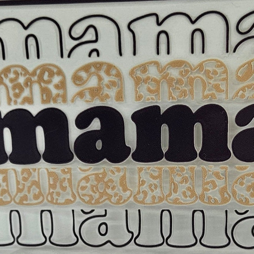 Mama leopard Print & Hearts