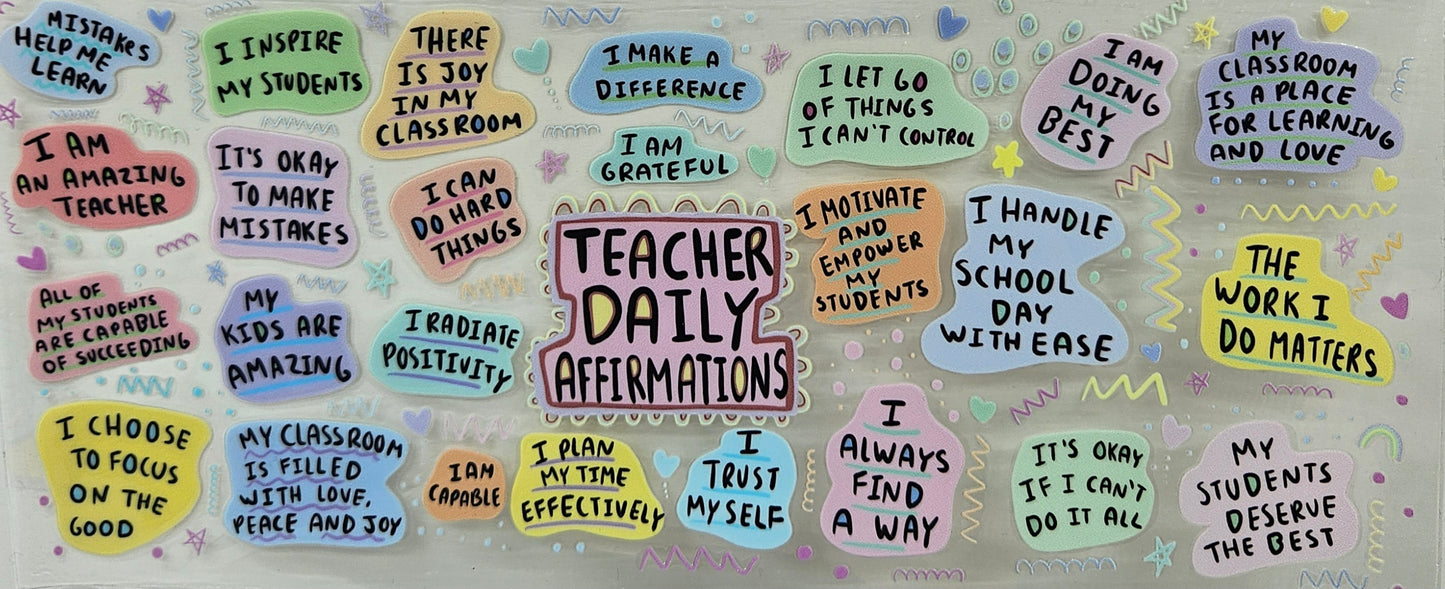 Teacher Daily Affirmations