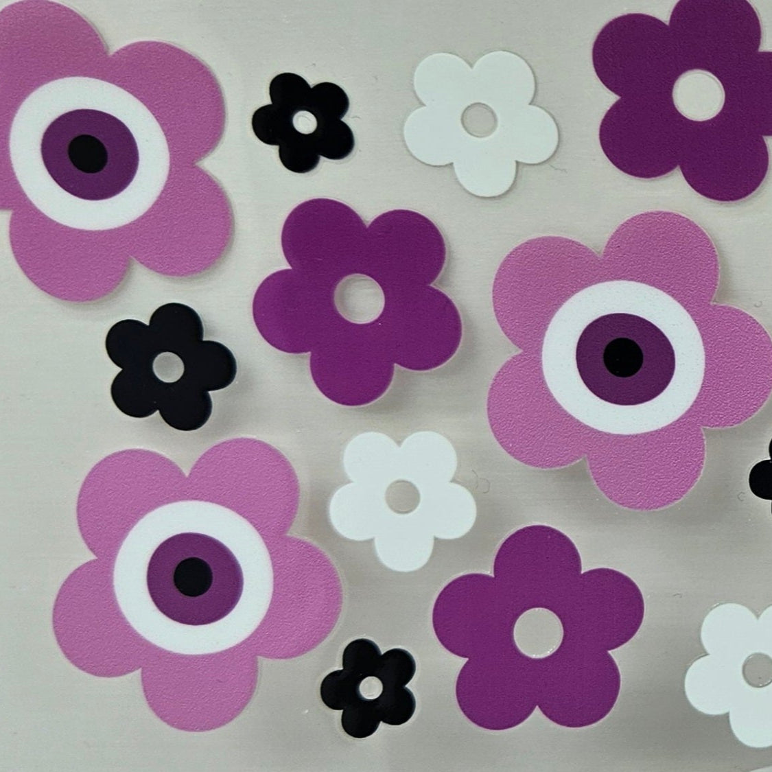 Retro Purple Flowers