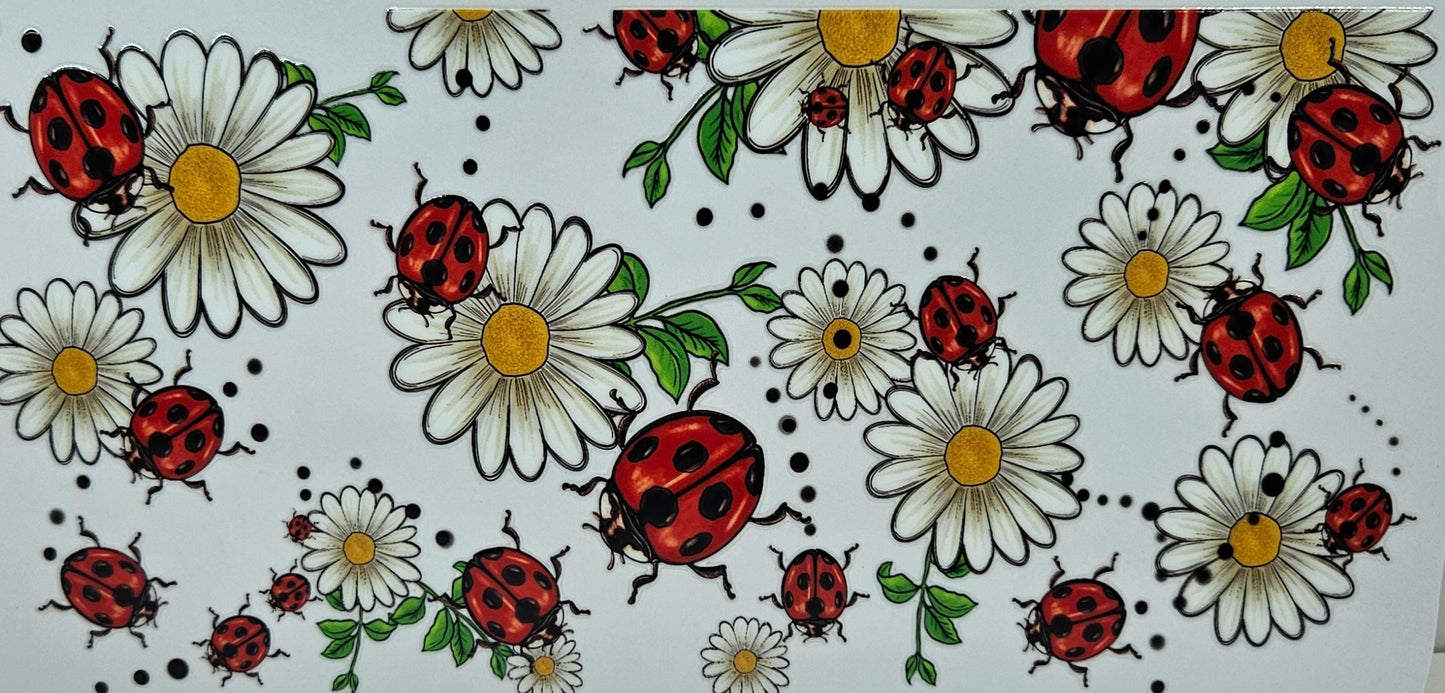 Lady Bug & Flowers