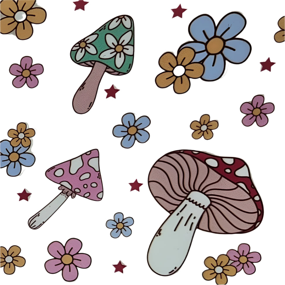 Mushrooms & Flowers
