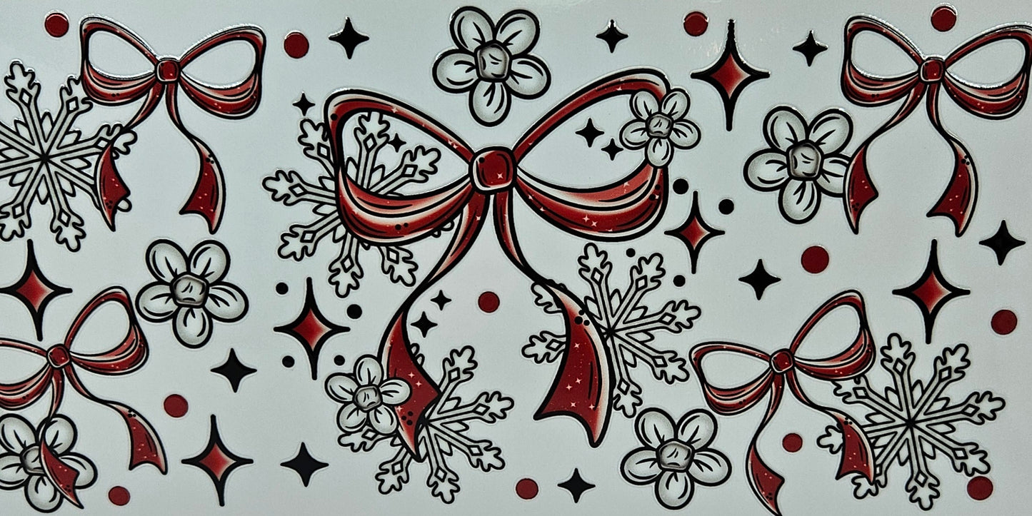 Bows and Snowflakes Christmas