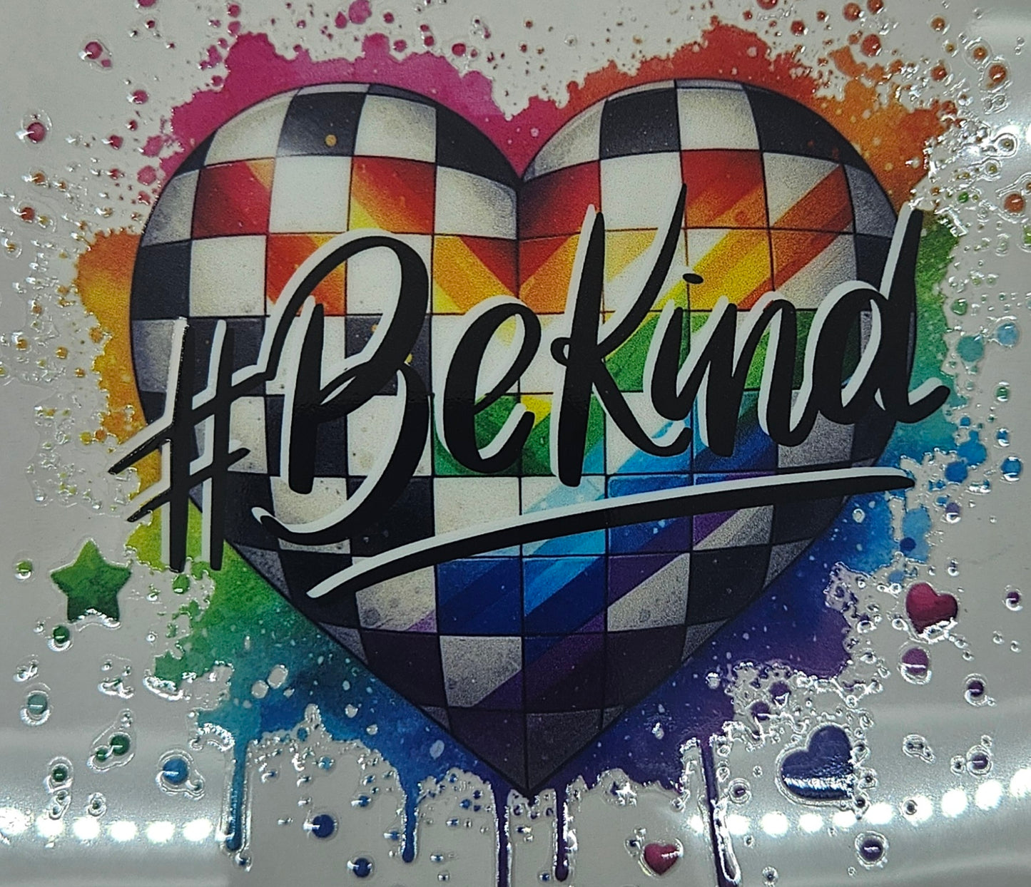 Checkered Heart # Be Kind
