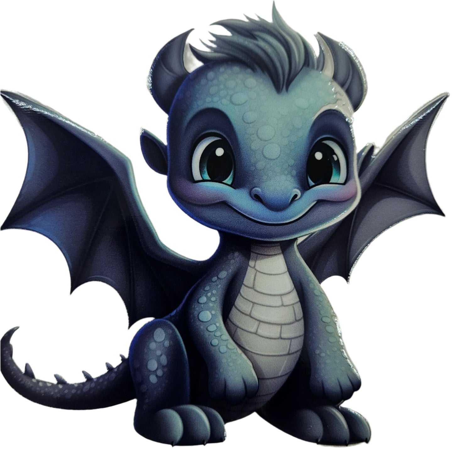 Baby Blue & White Dragon