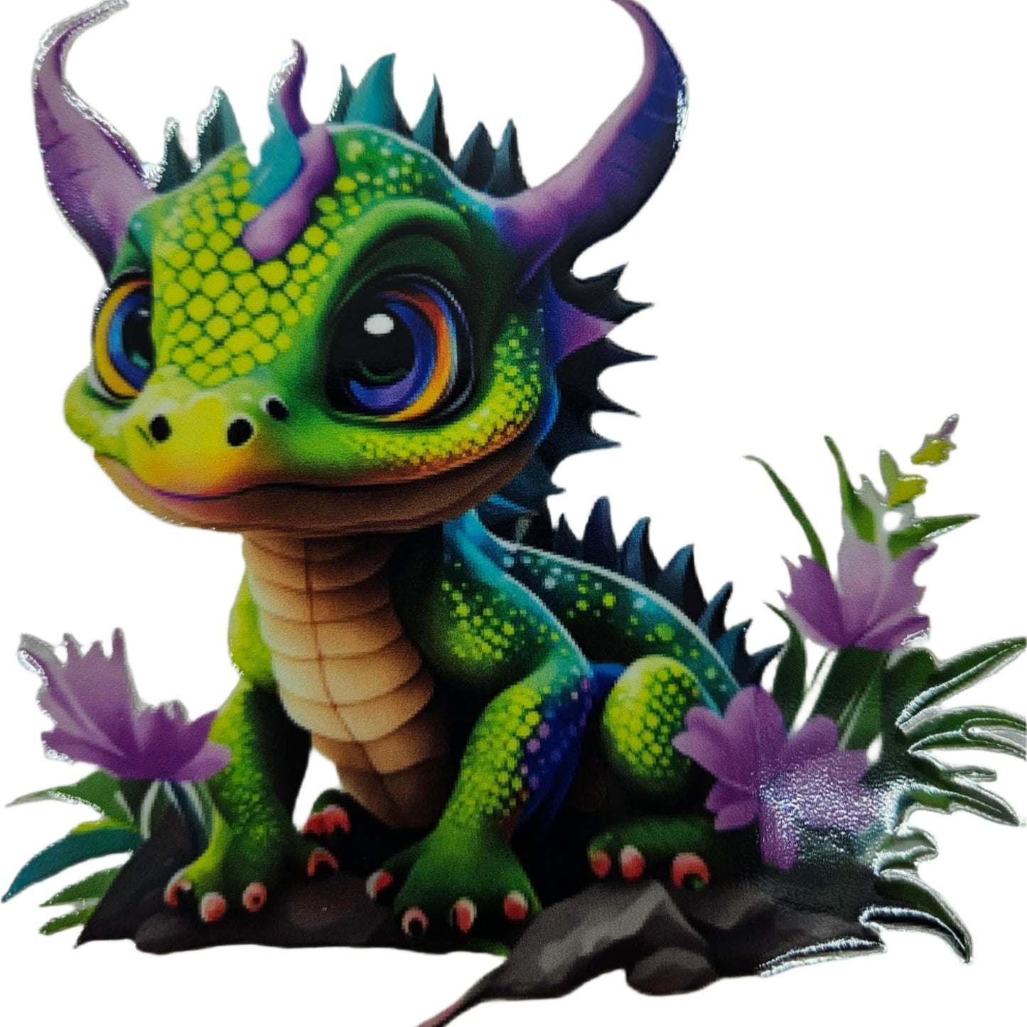 Baby Green & Purple Dragon