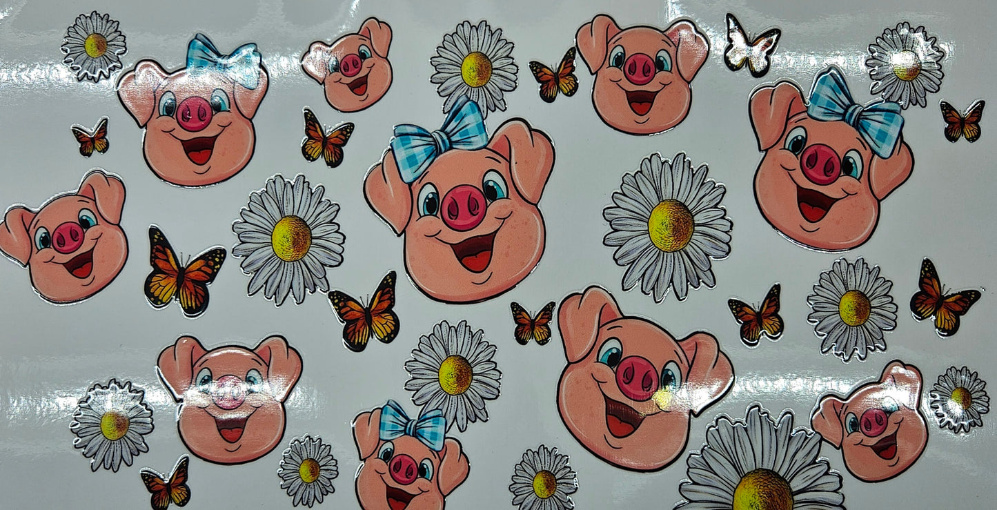 Pigs Flowers & Butterflies