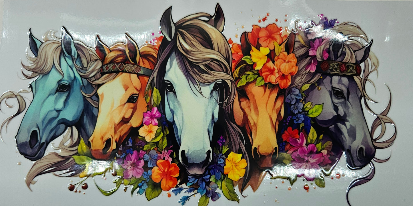 Colorful Horses