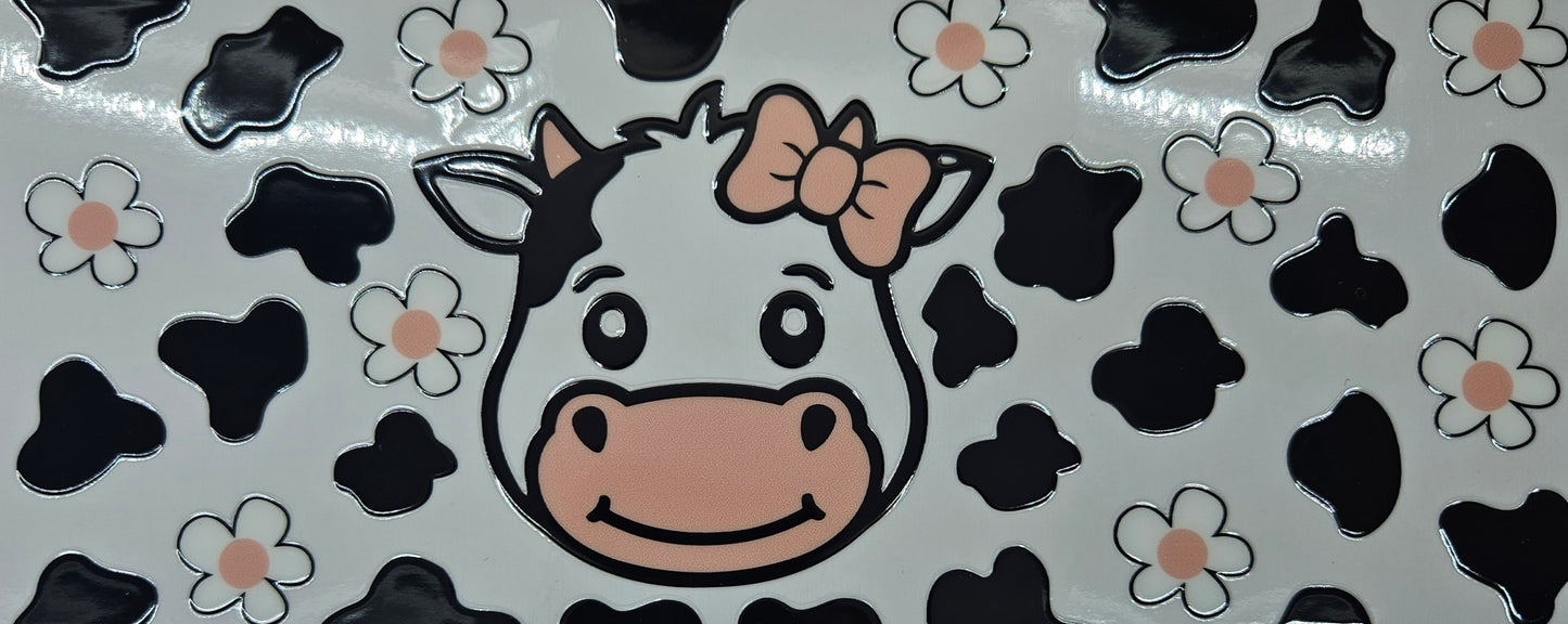 Cow with Pink Bow