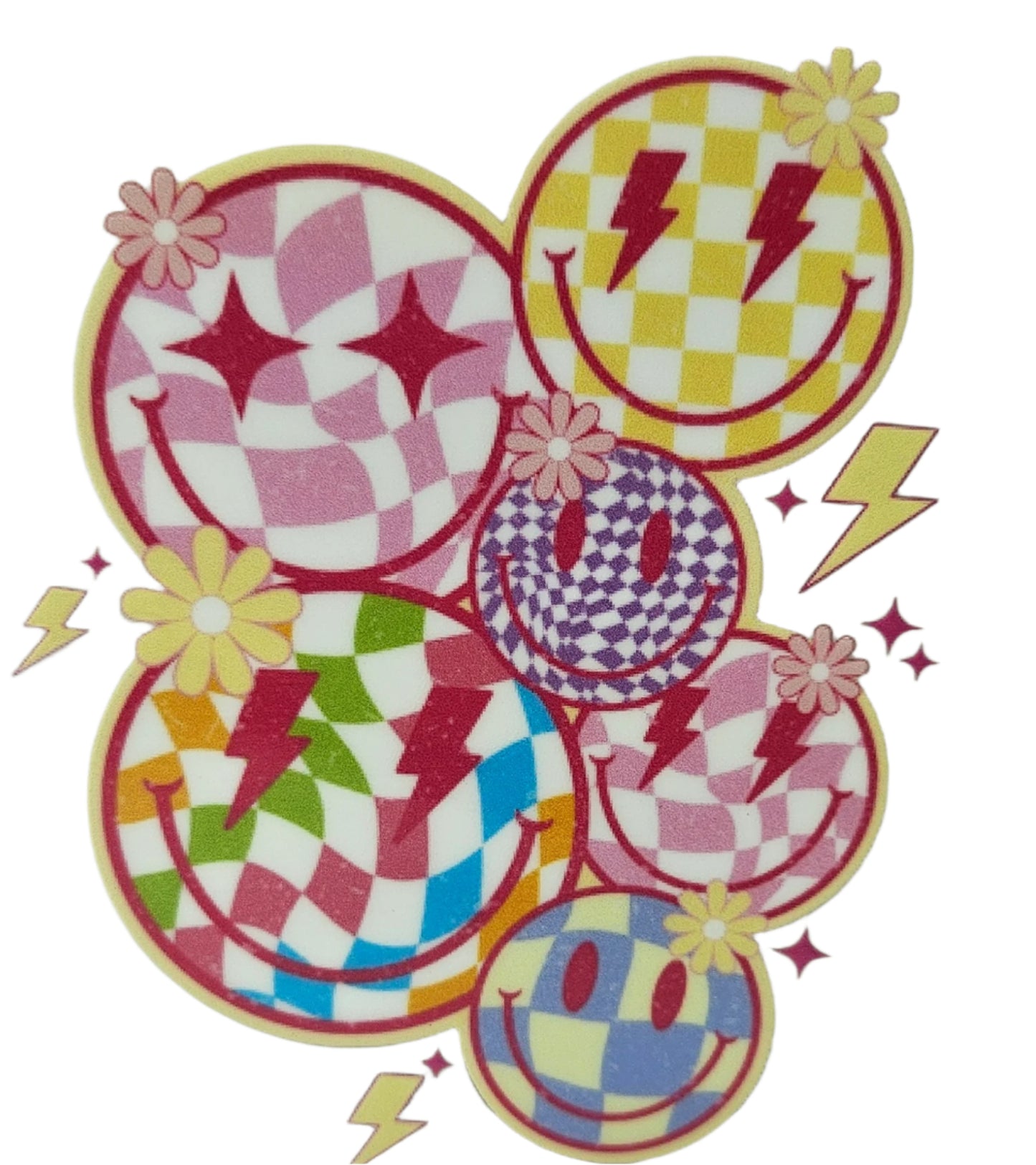 Checkered Smiley Faces