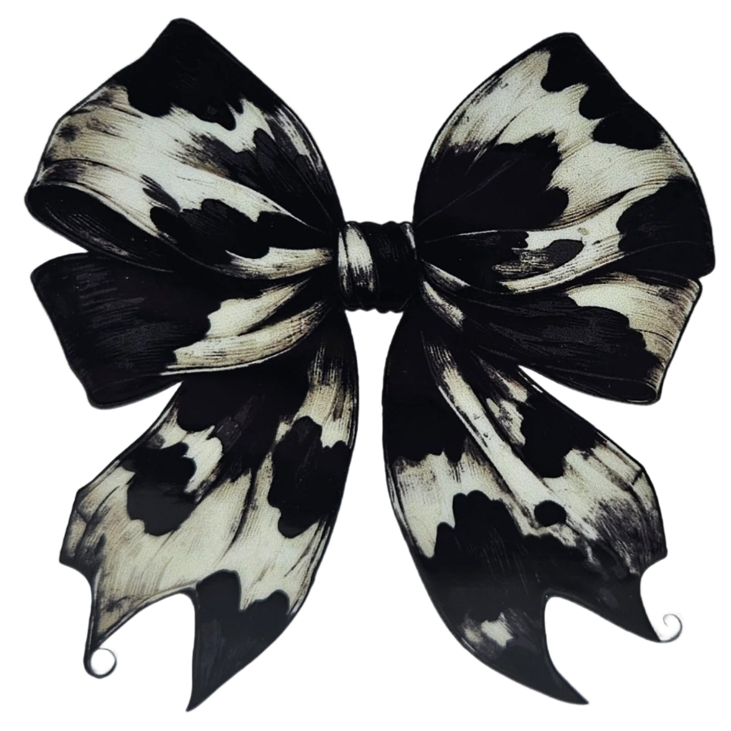 Cow Print Bow