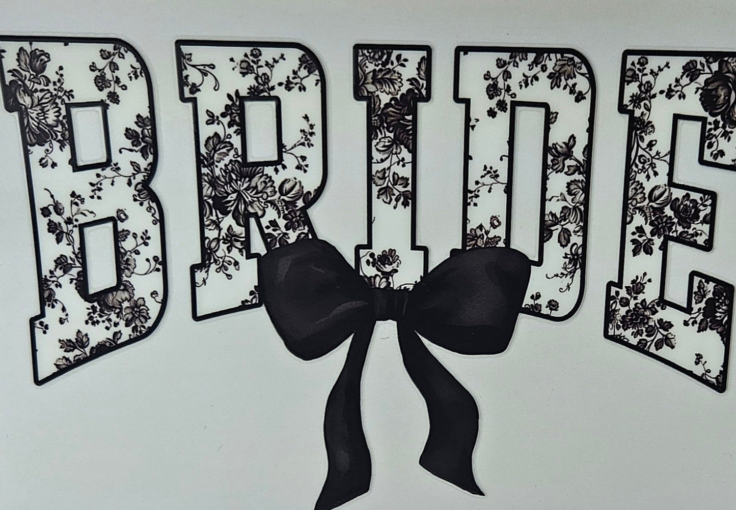 BRIDE Black Floral