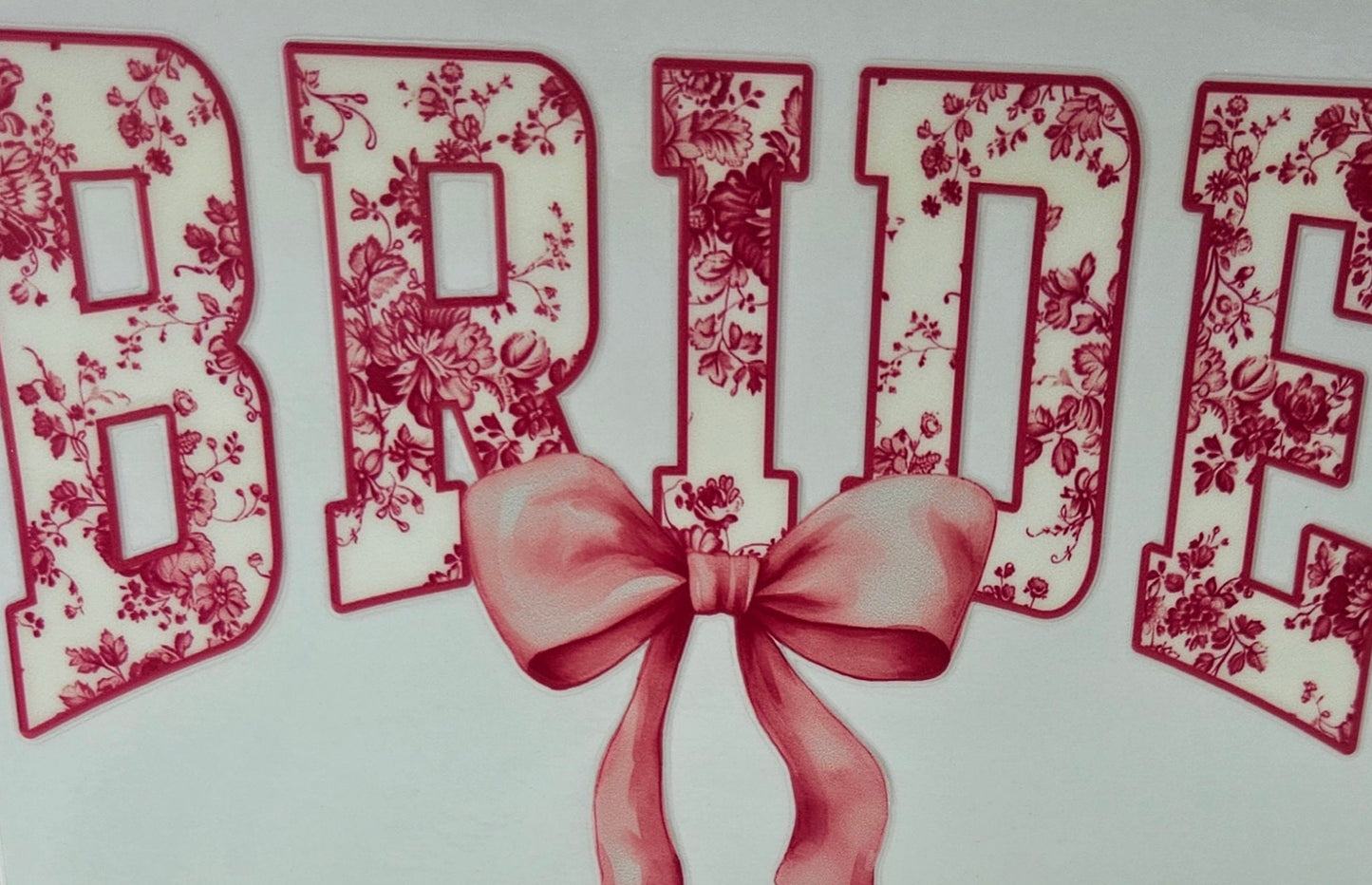 BRIDE Pink Floral