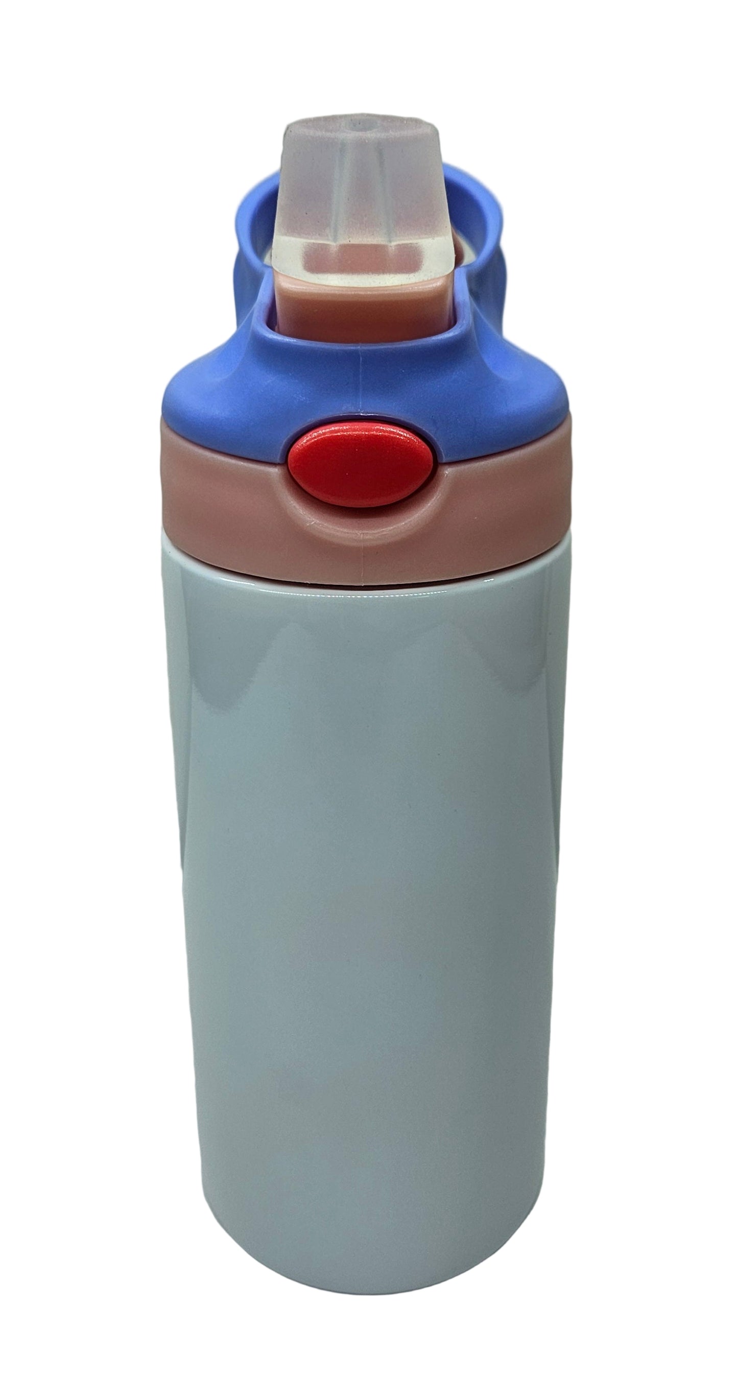 12oz SS Insulated Kids Sippy Water Bottle with Multicolored Lid
