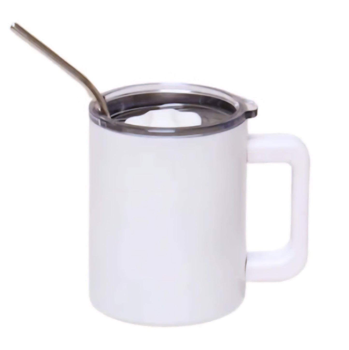 12oz Camping Mug SS Double-Wall Vacuum Insulated White