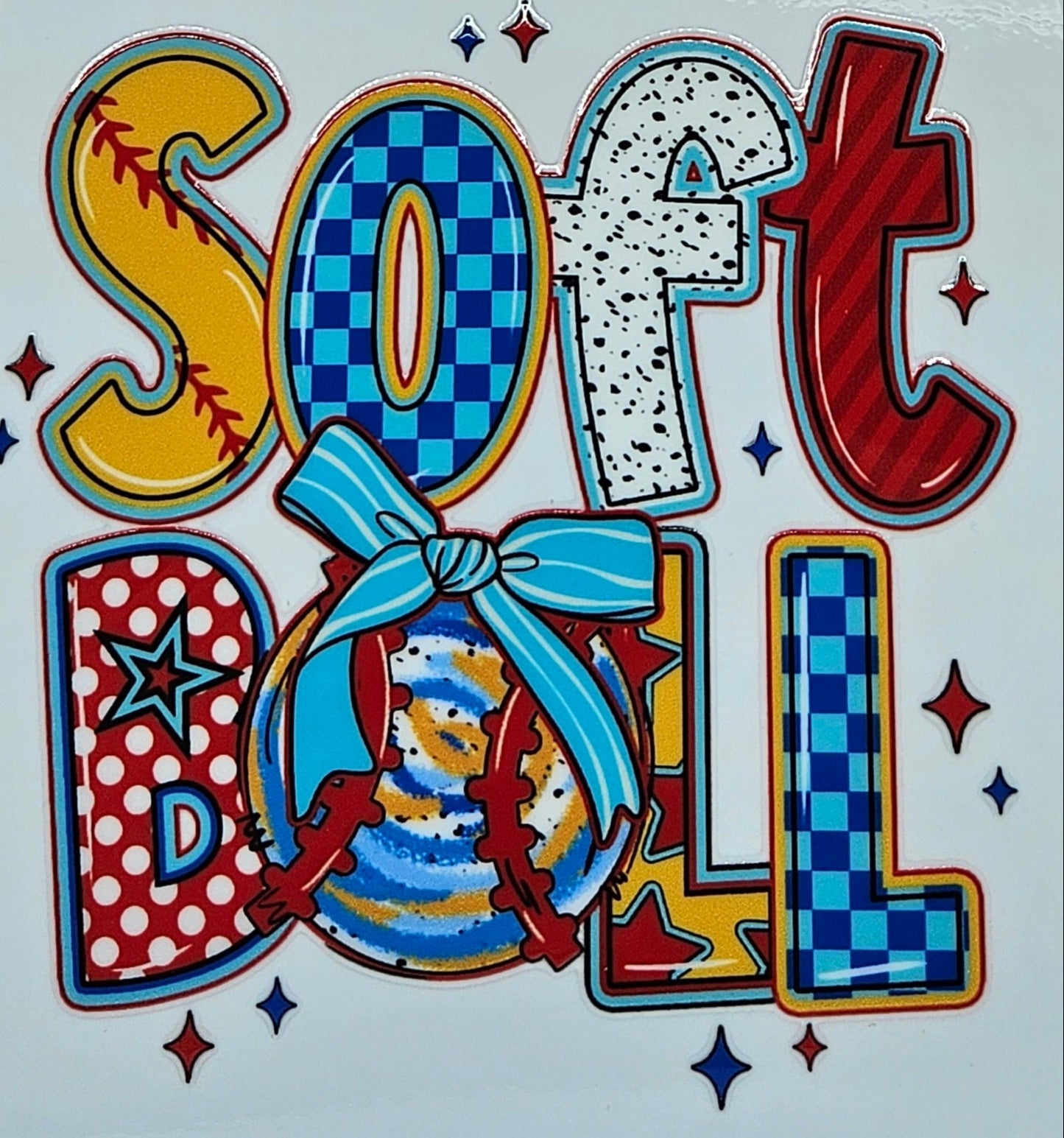 Softball Multicolored