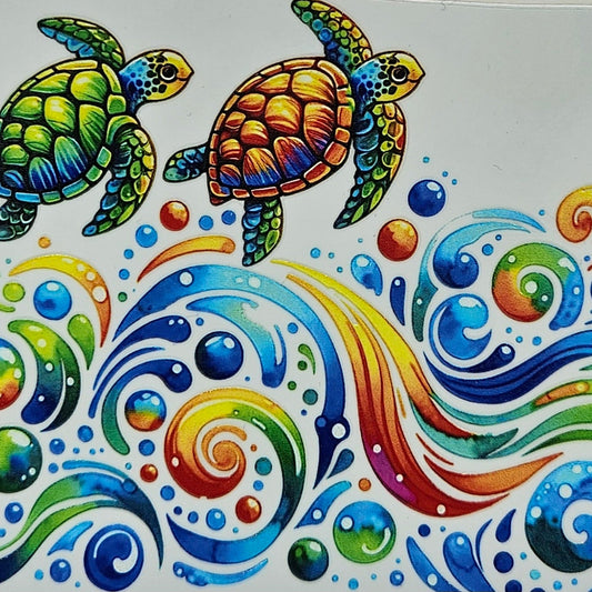 Turtles with Waves