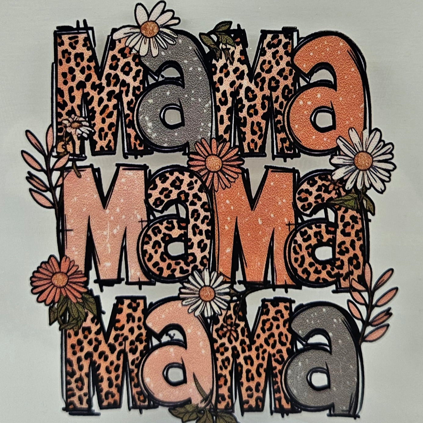 Mama Cheetah Print & flower