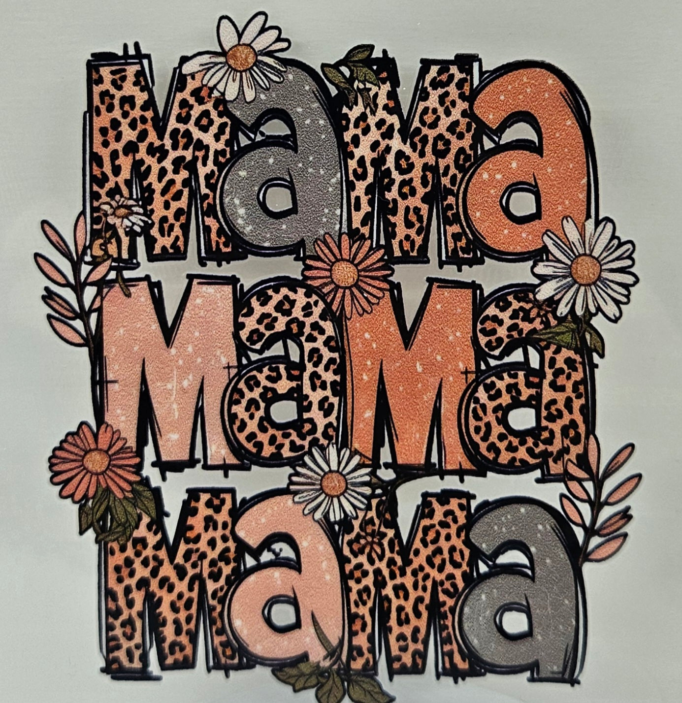 Mama Cheetah Print & flower