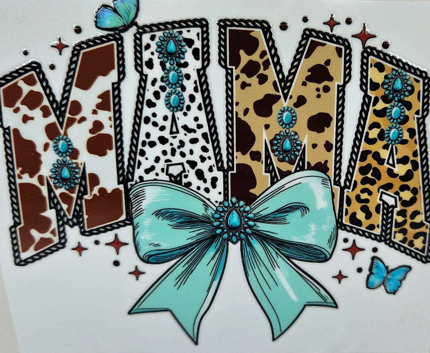 Mama Animal Print with Bow