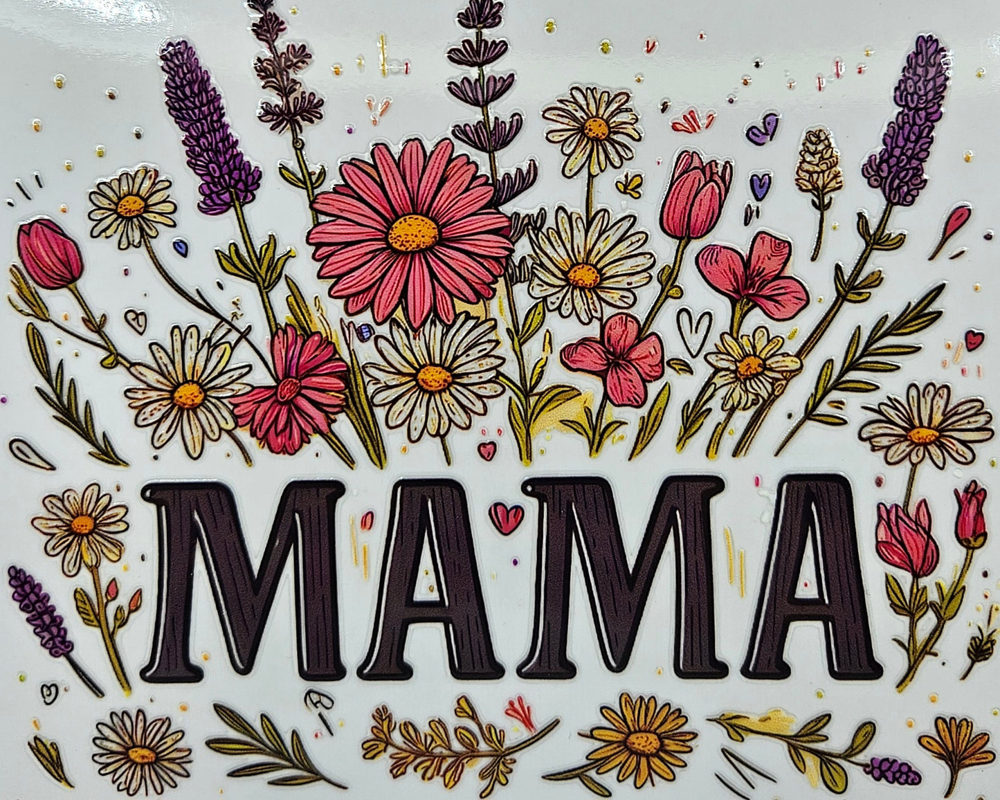 Mama with Wildflowers