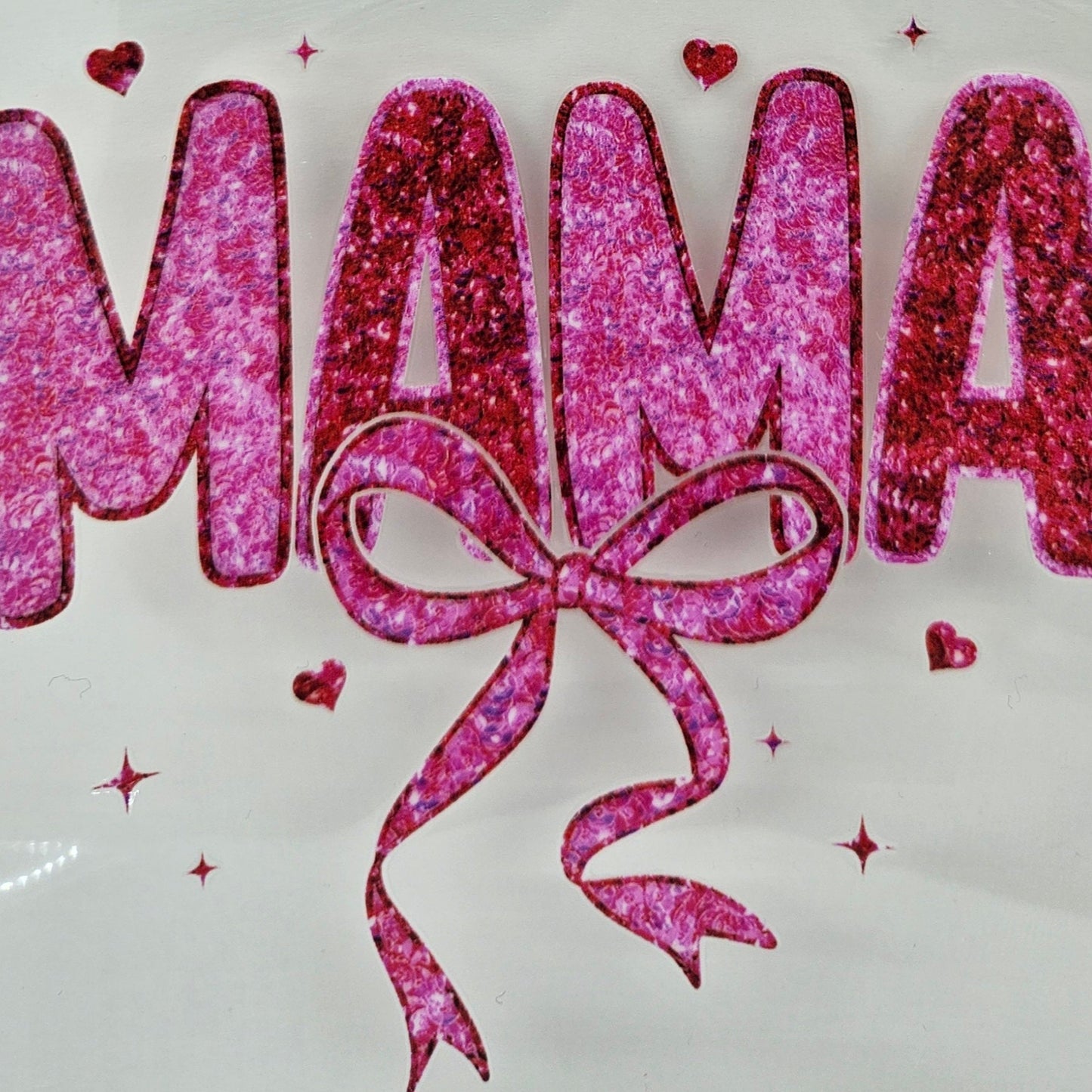 Mama Pink & Red with Bow