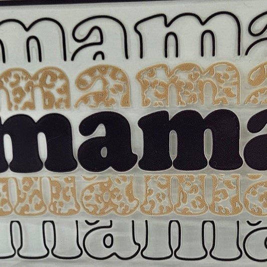 Mama leopard Print & Hearts