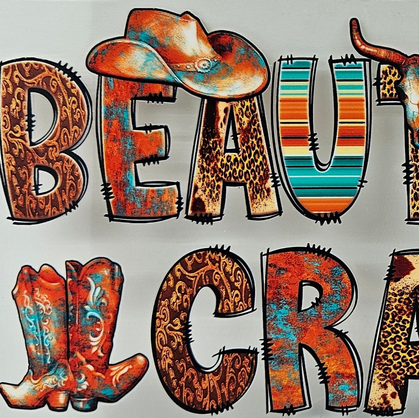 Beautiful Crazy Boots & Hat