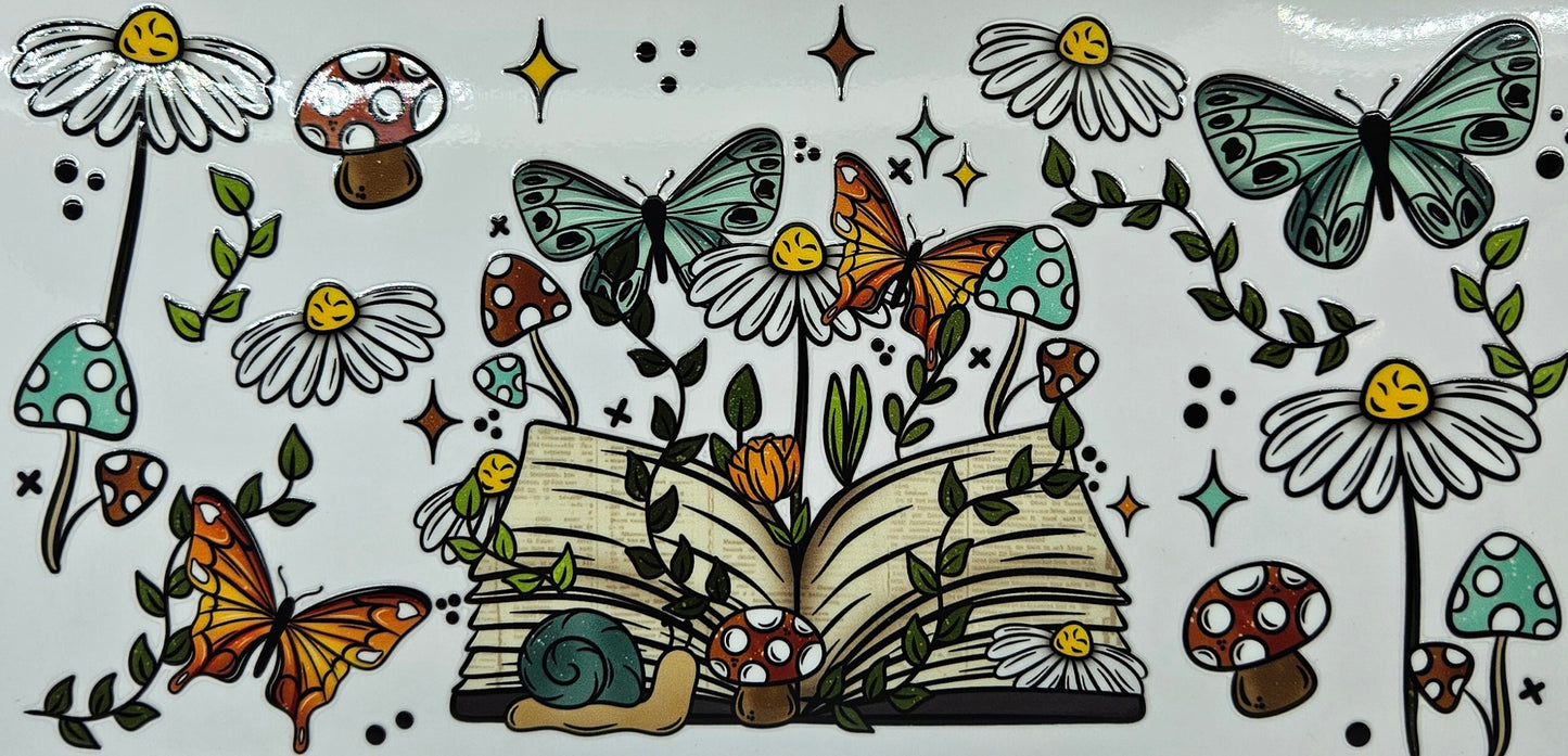 Books Mushrooms & Butterflys