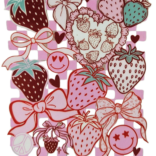Strawberries & Smiley Face