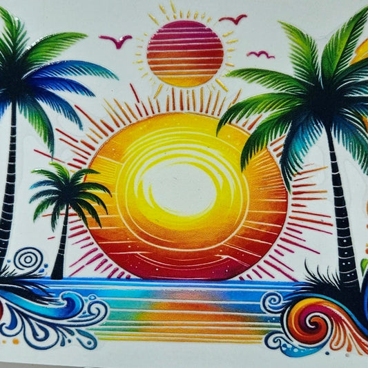 Sunset & Palm Trees