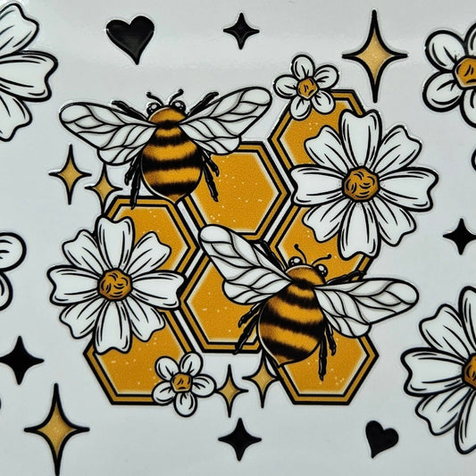 Bees Honeycomb Yellow