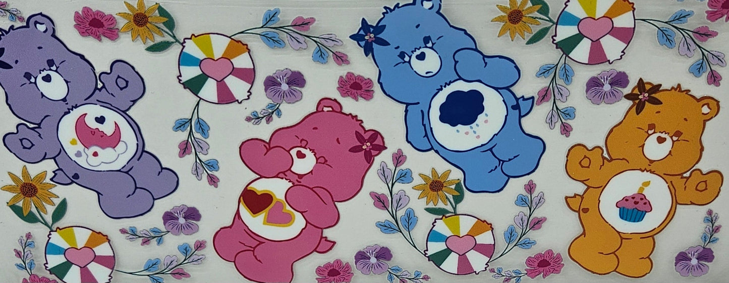 Care Bears with Flowers & Hearts