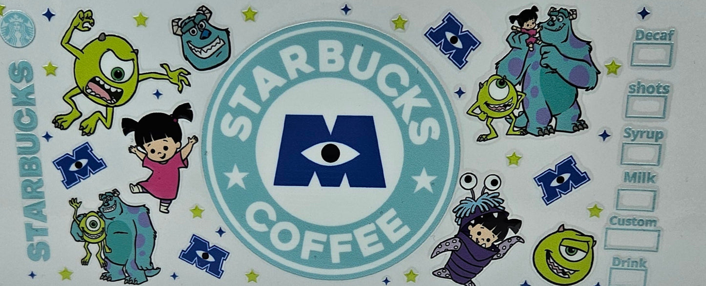 Monster Inc 2 Starbucks