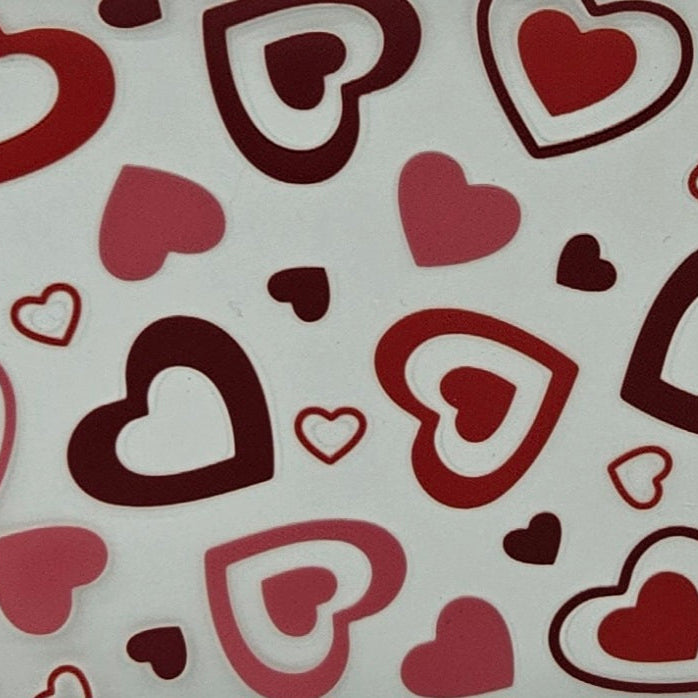Hearts Red and Pink Valentine's