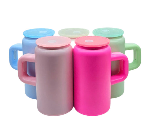 16oz SS Insulated Colored Cups with Handle