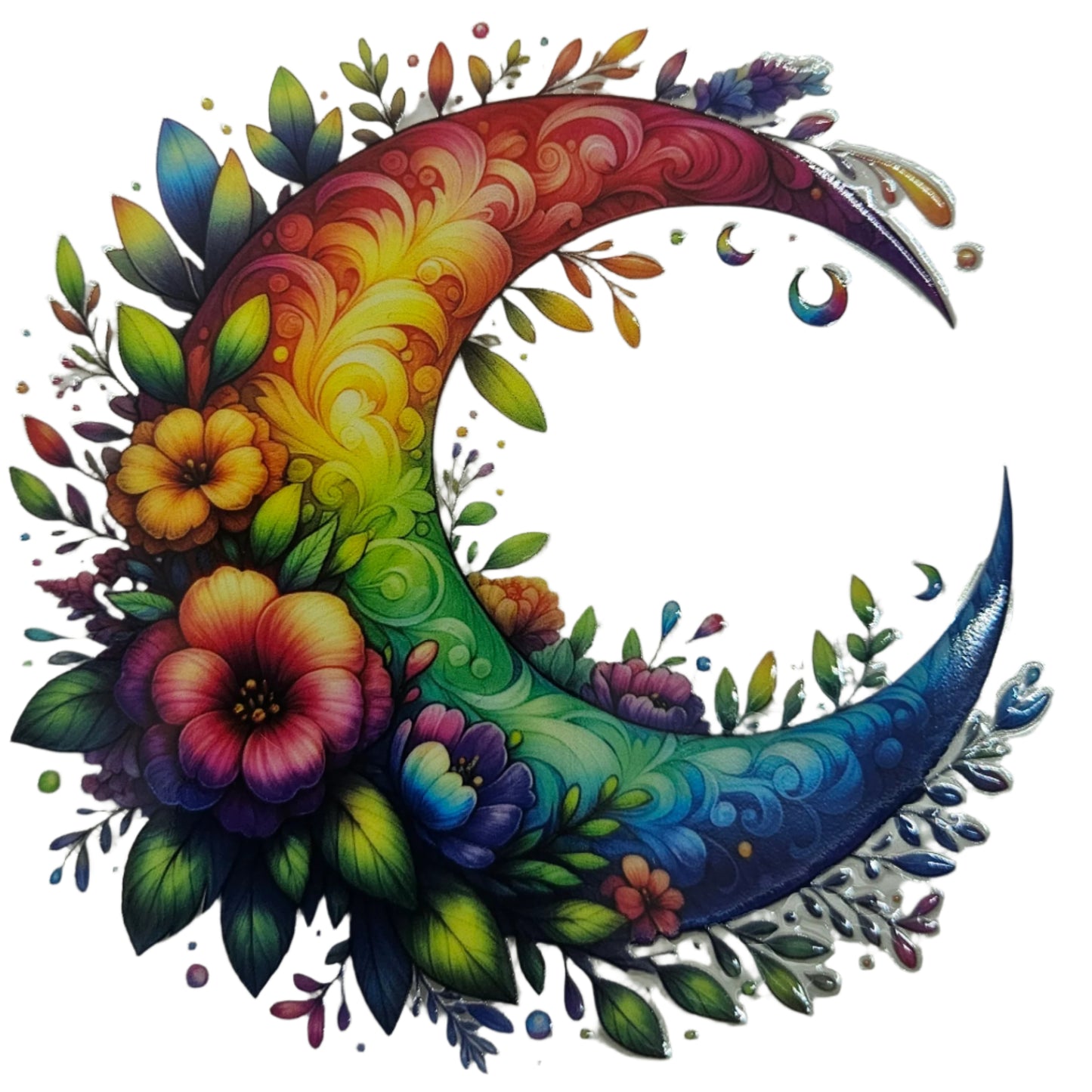 Bright Floral Moon
