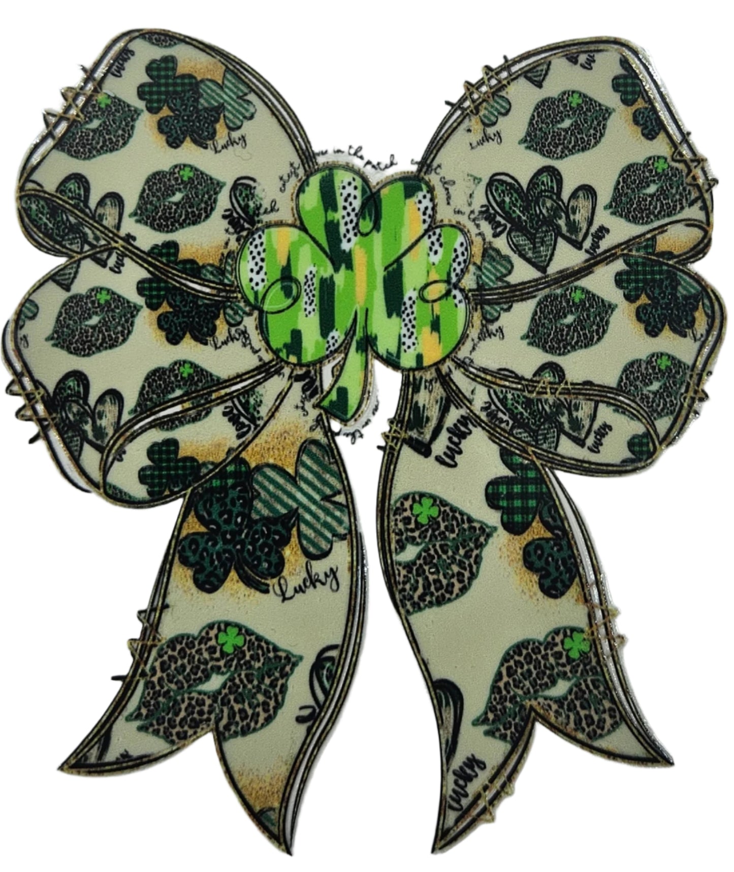 St. Patrick Clover Bow