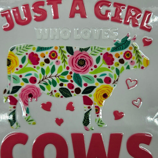 Just a Gril Who Loves Cows