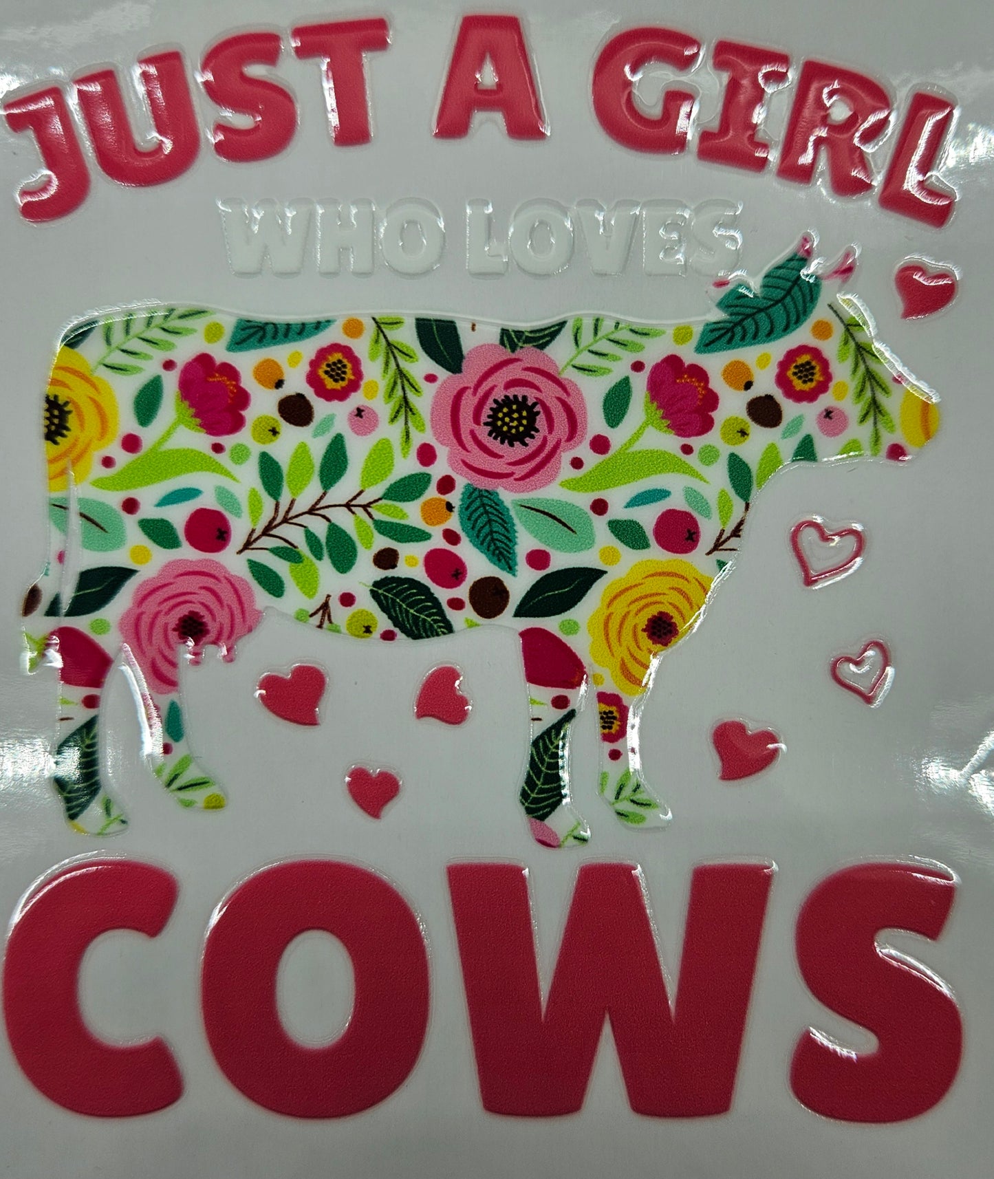 Just a Gril Who Loves Cows