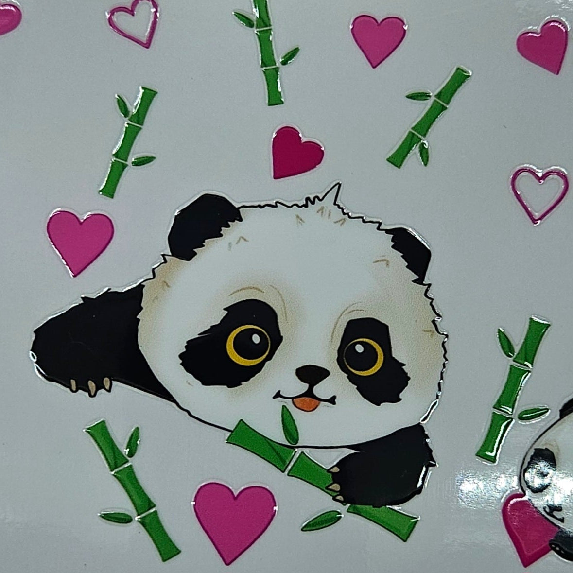 Panda Bamboo & Hearts