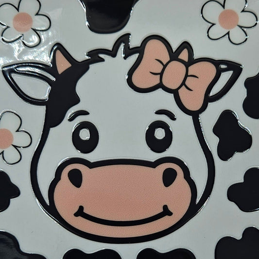 Cow with Pink Bow