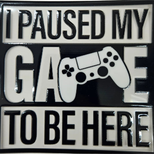 I Paused My Game to Be Here