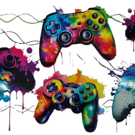 Gamer Time Paint Splatter
