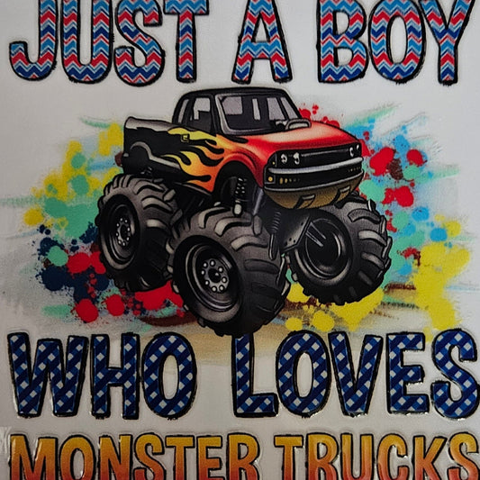 Just a Boy Who Loves Monster Trucks