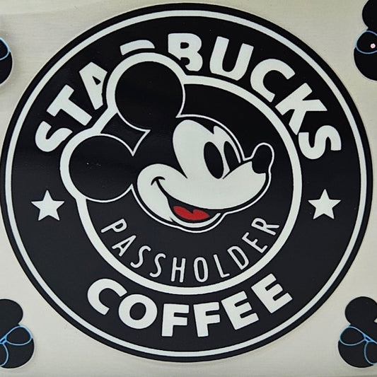 Mickey Black & White Starbucks
