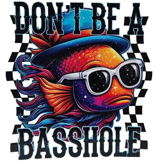 Dont Be a Basshole Checkered