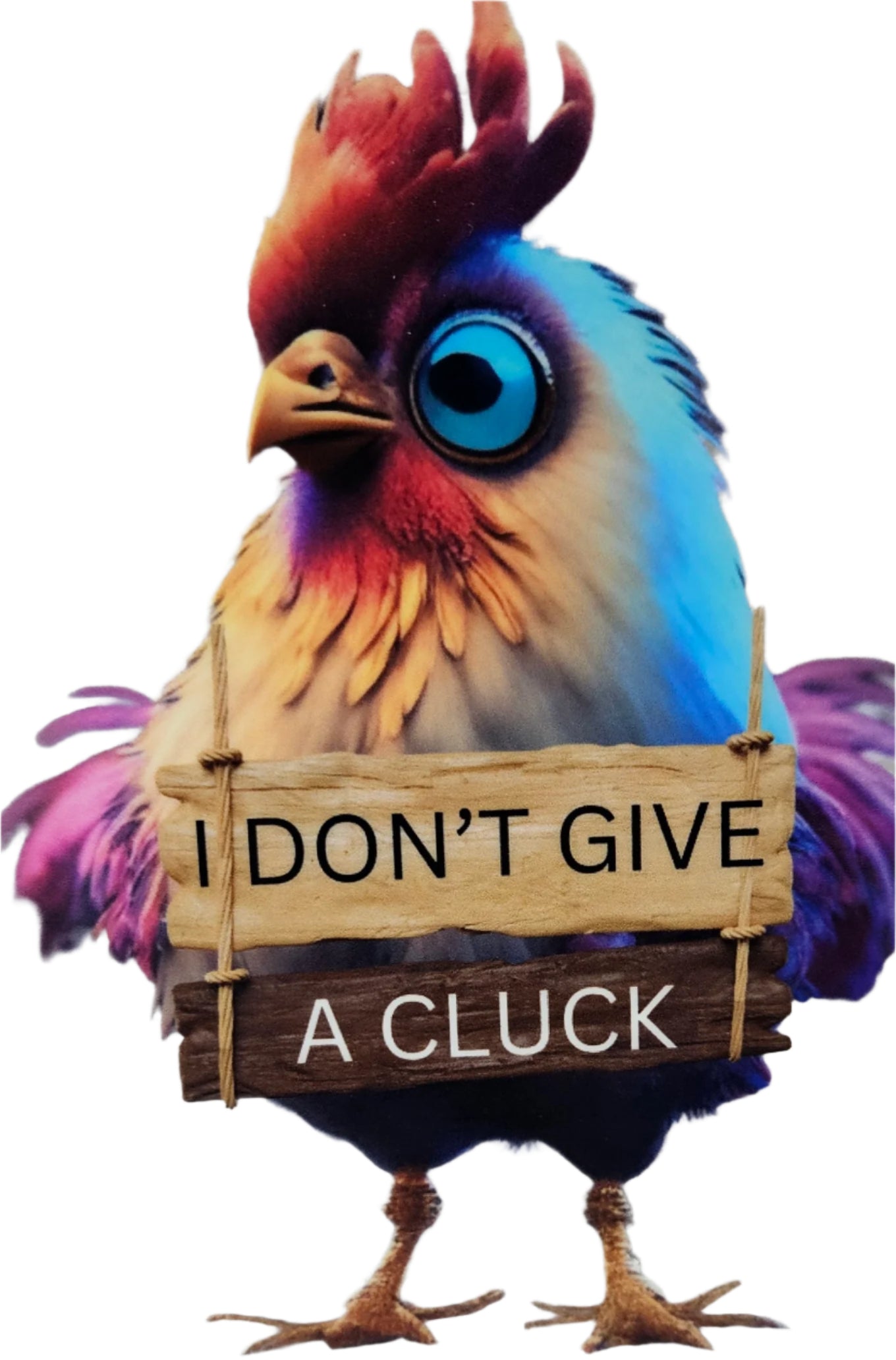 I Don't Give a Cluck Rooster