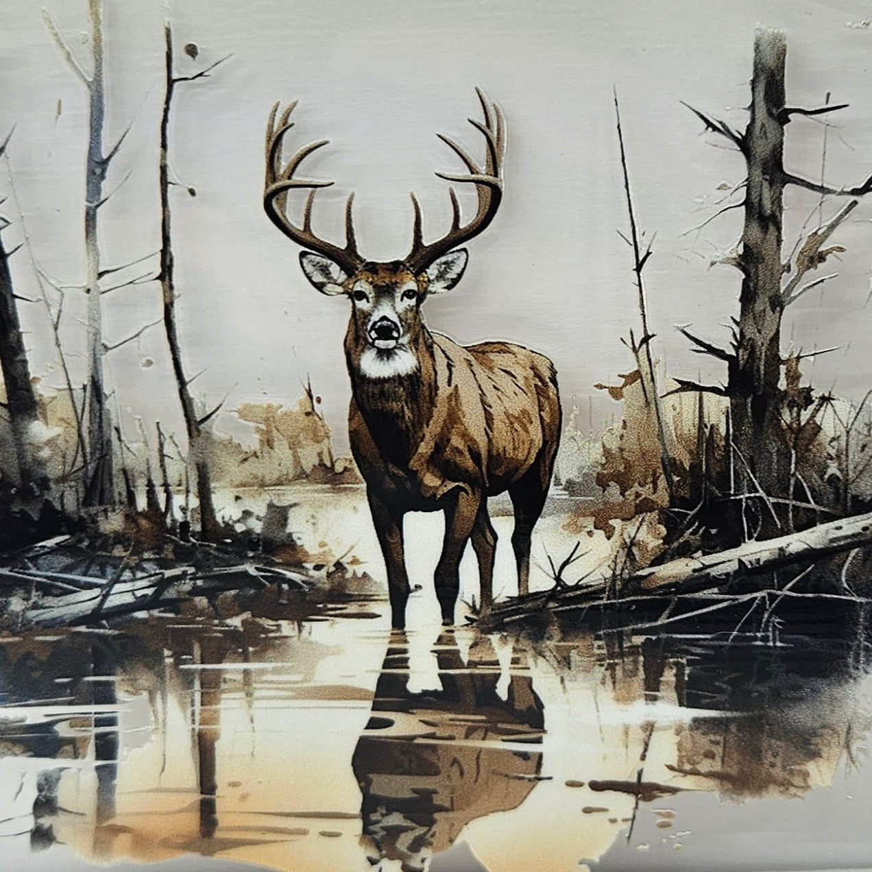 Elk Amongst the Trees
