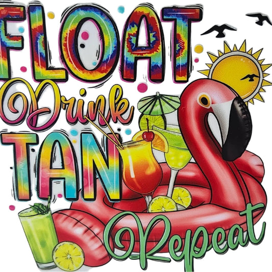 Float Drink Tan Repeat