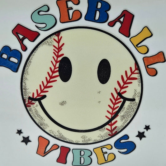 Baseball Vibes with Smile